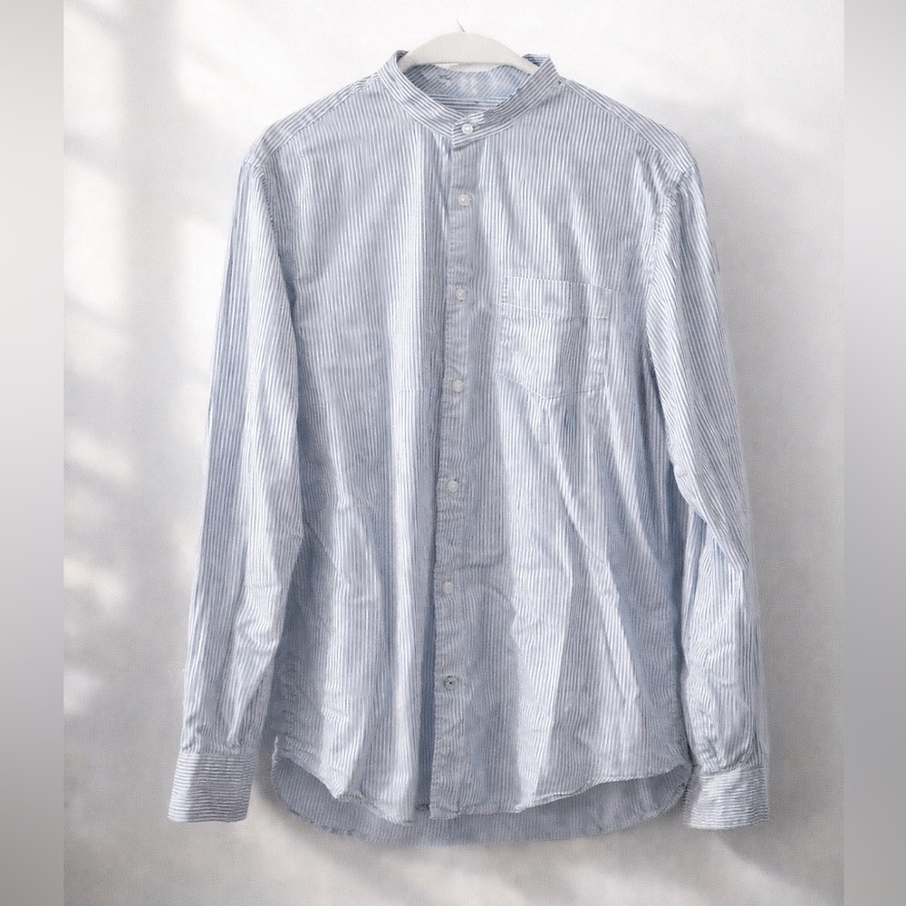 Gap Striped Cotton Button Down Shirt